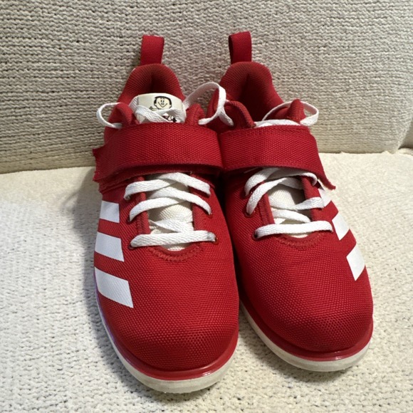 adidas Other - Adidas Powerlift 4 Japan EG5175 Weightlifting Shoes Men's Size 8 Red EUC